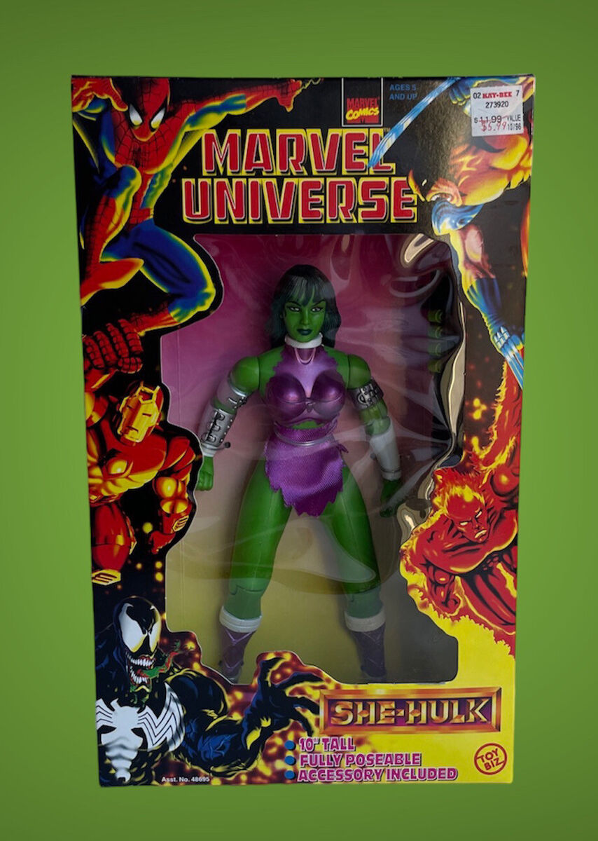 She Hulk 10 Inch Vintage Action Figure - Marvel Universe - She