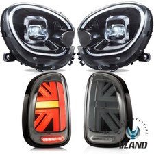 VLAND LED Headlights+SMOKED Tail Lights For 2010-2016 Mini Cooper Countryman R60
