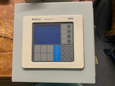 AEG Modicon MM-PM10-300 PanelMate Plus 11W 18-30 VDC w/ Enclosure! 