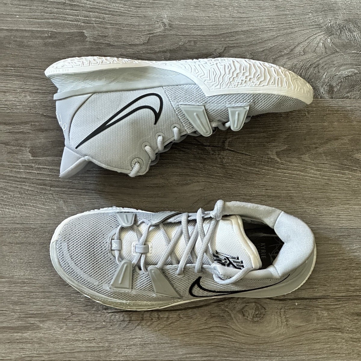 Nike Kyrie 7 TB Wolf Grey White Mens Basketball Shoes DA7767-006