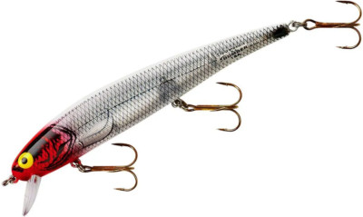   Bomber Wobbler B-15A XSIO4 - Silver Flash / Red Head / White, Barsch, Zander  