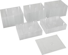  100 Single Blu-Ray Trays 1 Disc Clear Digipak Glue-in Media Storage BRIR45CL