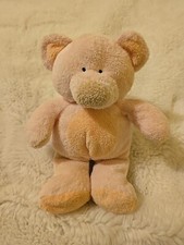 TY TyLux Pluffies 2002 Pinks the Bear Brown Nose Teddy Stuffed Toy 2002 Plush