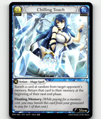 Grand Archive TCG Chilling Touch Dawn of Ashes Alter Ed. Common | eBay