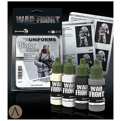 Scale75 Colour Paint - Warfront - Wintertarnfarben für Uniformen - SSE047