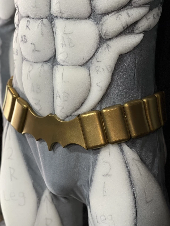 Cinturón utilitario Bat Hero dorado, uretano, hecho a mano, cosplay, envío nacional gratuito Foto 3 de 4