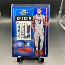 2020-21 Contenders Optic Blue #56 Ben Simmons /99 NBA Basketball Card