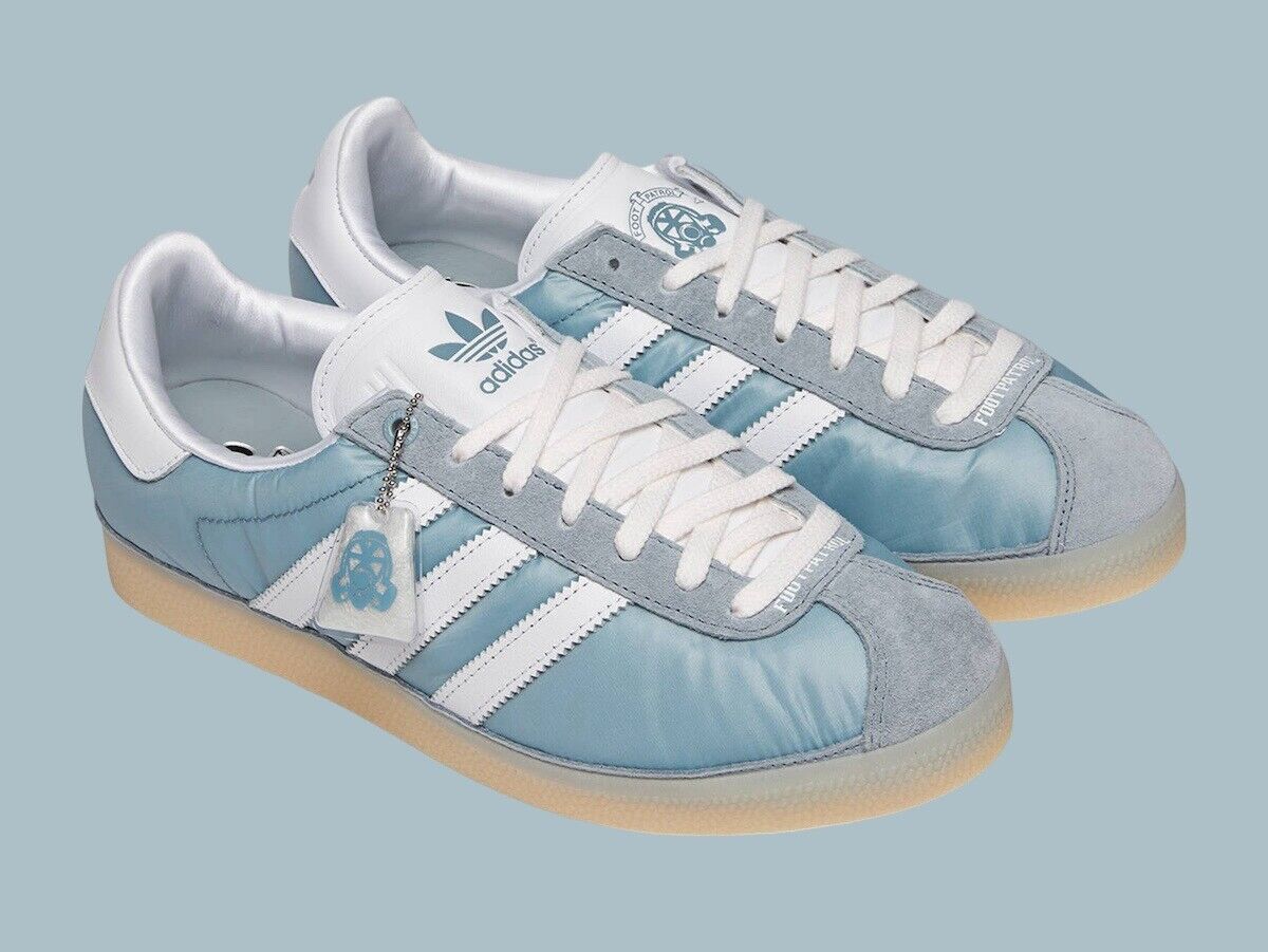 Adidas x Footpatrol Gazelle 85 Light Grey IG4524 Mens Casual Adidas x Footpatrol Gazelle 85 Light Grey IG4524 Mens Casual