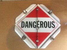 MAN CAVE TRUCK SEMI TRAILER RATROD 16 IN 1 SIGN PRE OWNED