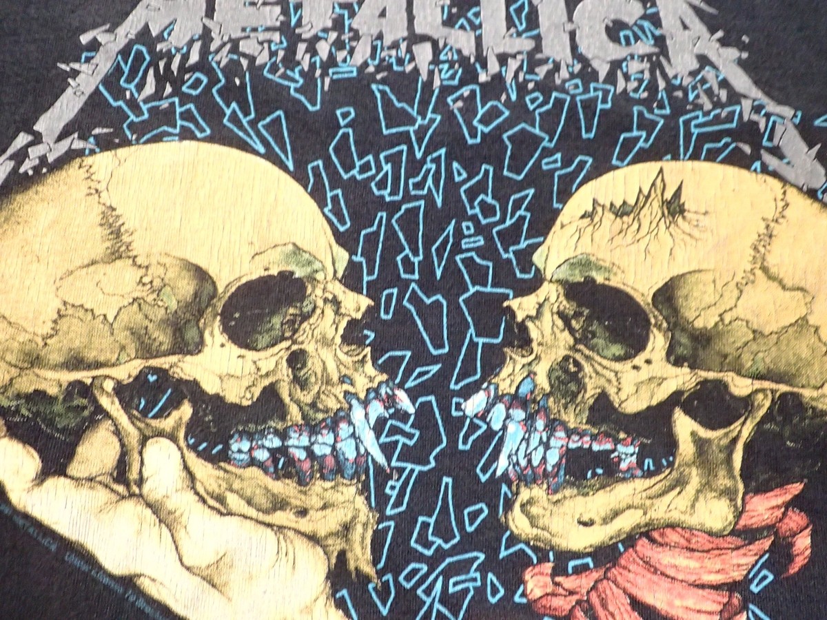 Metallica Sad But True Pushead T-Shirt Vintage 1991 Single-Stitch