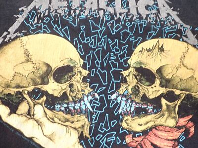 LLICA SAD BUT TRUE 91 メタリカ pushead T Metallica Sad But True Pushead T-Shirt Vintage 1991 Single-Stitch