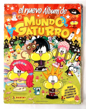 Álbum de pegatinas Panini Argentina Mundo Gaturro 2013 gato divertido no Garfield NIK