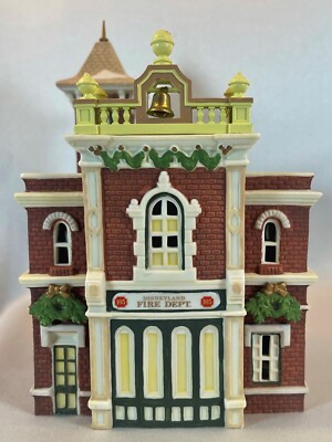 DEPARTMENT 56 HERITAGE DISNEY PARKS VILLAGE DISNEYLAND FIRE DEPARTMENT #105