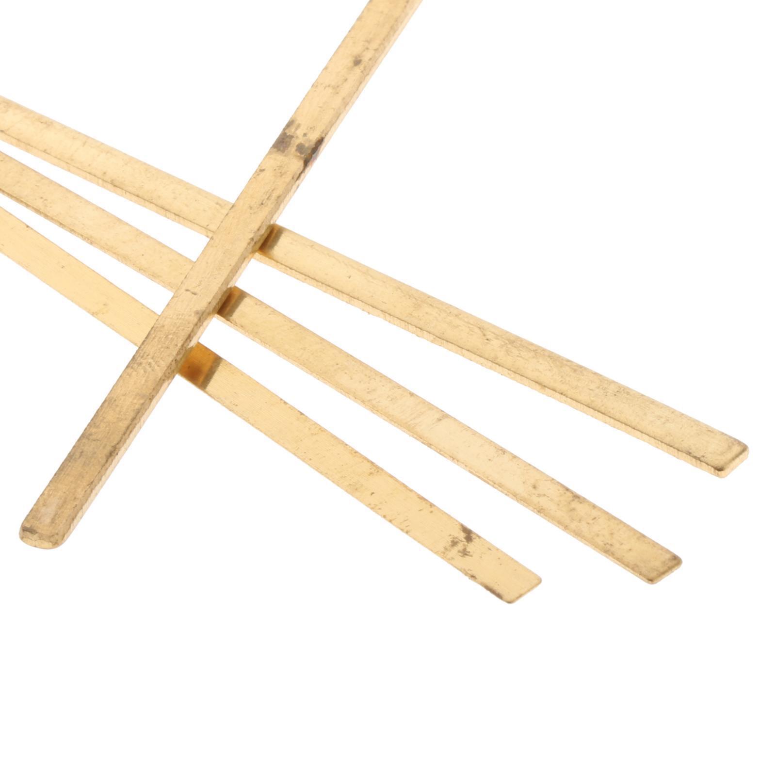 4Pieces Copper Guitar Nut Shims Music Instruments Accessory