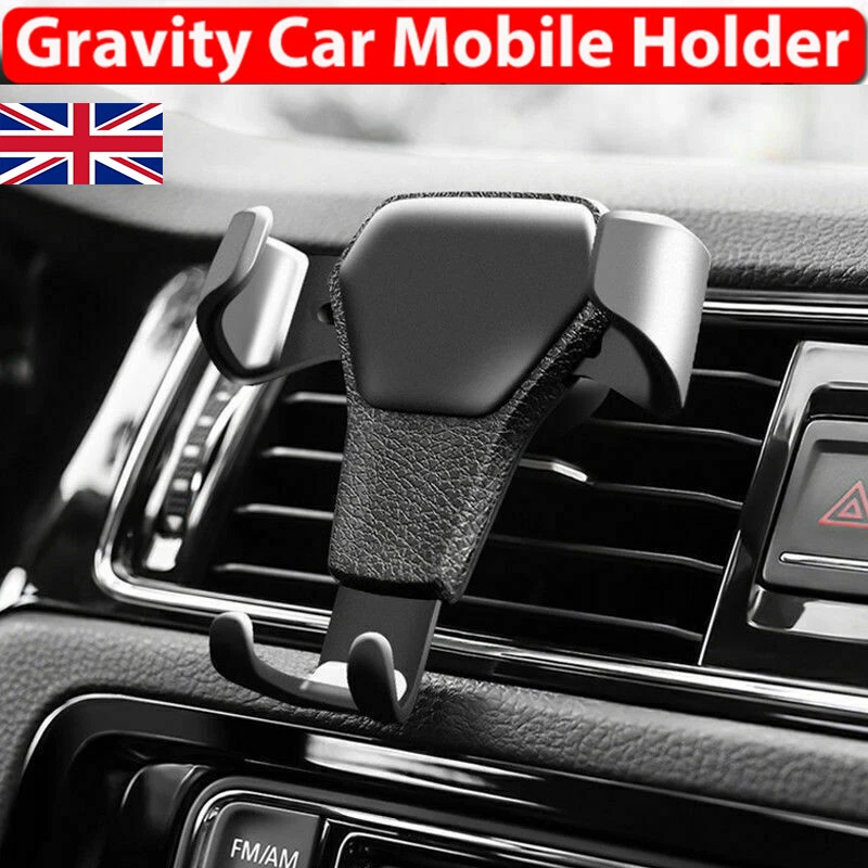 Universal Mobile Car Phone Holder Air Vent Gravity Design Mount Cradle Stand