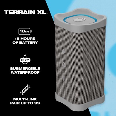 Skullcandy Terrain XL Wireless Bluetooth Speaker (Grey) | eBay