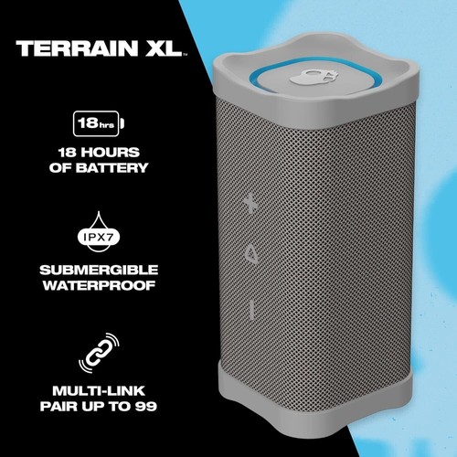 Skullcandy Terrain XL Wireless Bluetooth Speaker (Grey) - Picture 2 of 4
