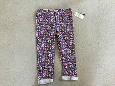 NWT One Step Up Capris Navy Floral Size 12 Pink Yellow Retail 30 Trendy 