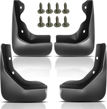 Set of 4 Mud Flaps Splash Guards Accessories Replacement for 2015 2016 2017