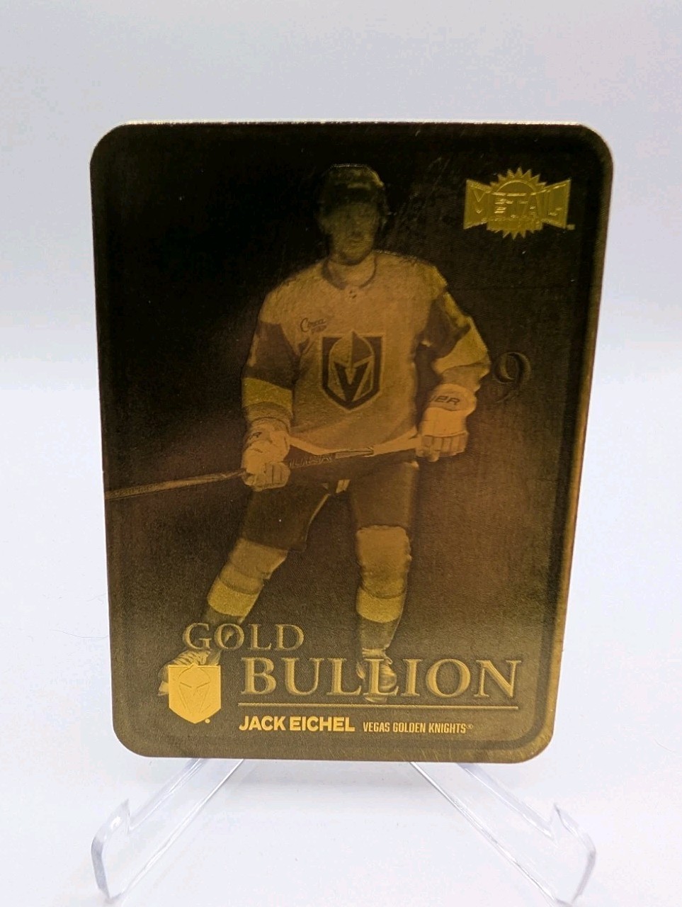 2024-25 Upper Deck Skybox Metal Universe Jack Eichel Gold Bullion #GB-9