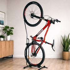 CyclingDeal Steel Bike Stand Vertical  Horizontal Storage 24"-29" Wheels 44 lbs
