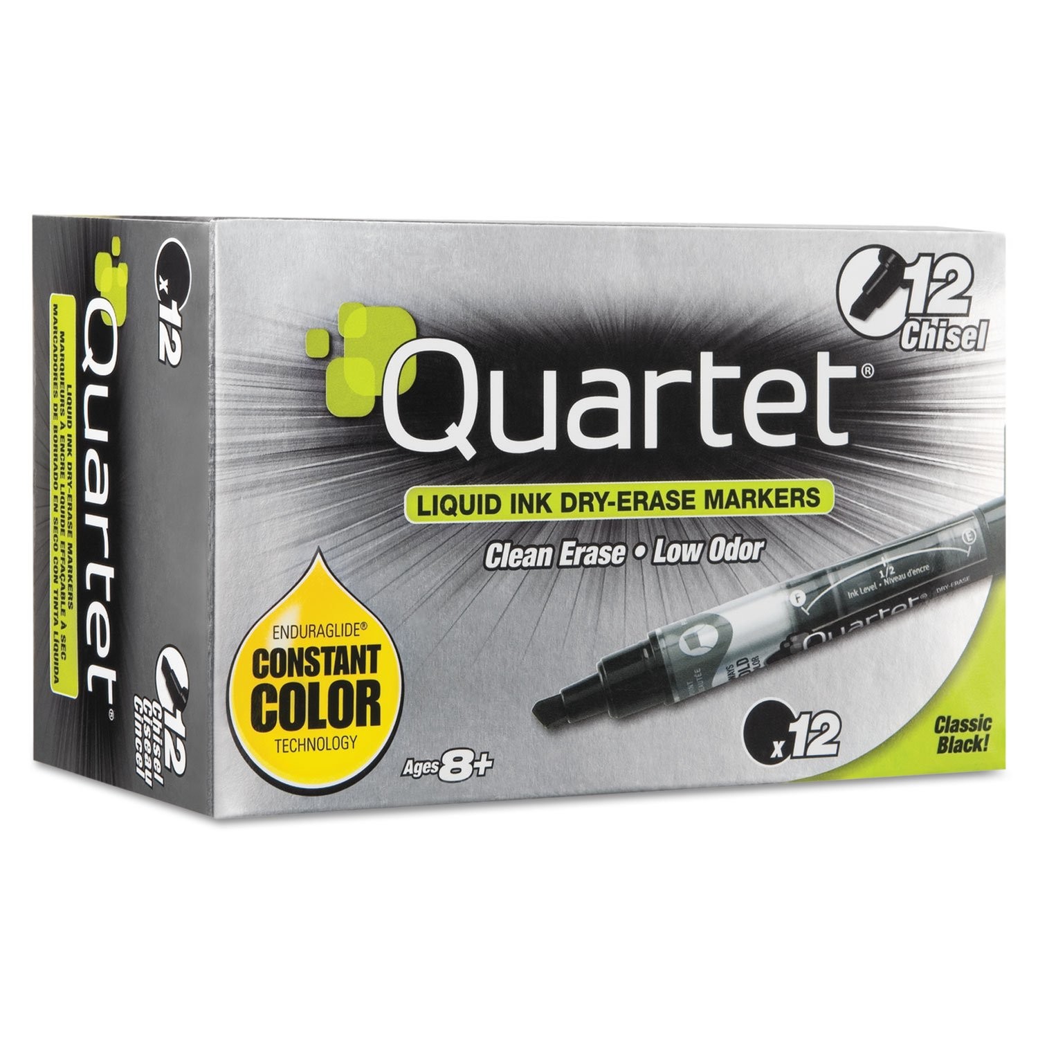 Quartet Dry Erase Markers, Whiteboard 12 Count (Pack of 1), 