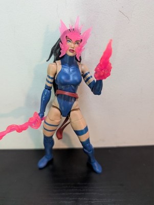 Marvel Legends Psylocke - Black hair Apocalypse BAF wave 6'' loose - complete