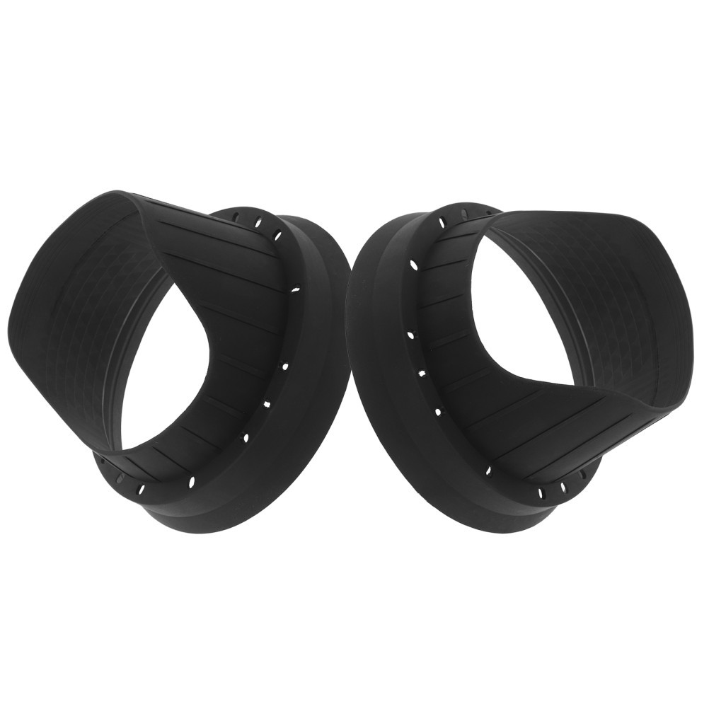  2PCS Car Door Speaker Cover - 6.5 Inch Silicone Protection Baffle - Waterproof