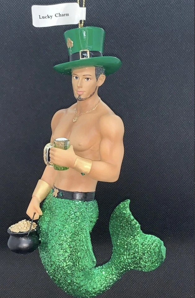 December Diamonds Merman Lucky Charm 2014 Rare  - Image 4 of 4