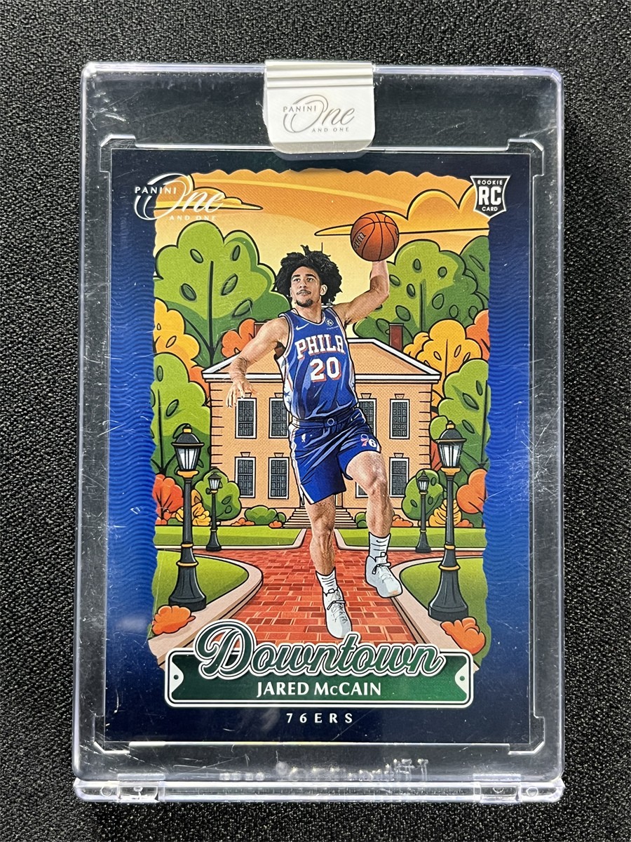 2024-25 Panini One And One Jared Mccain #28 Downtown Rookie RC Case Hit SSP