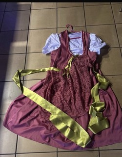 Gerry Weber Dirndl Gr. 50 mit Bluse & Schürze – nur 1× getragen