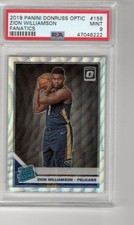 2019 Optic Zion Williamson Fanatics PSA 9