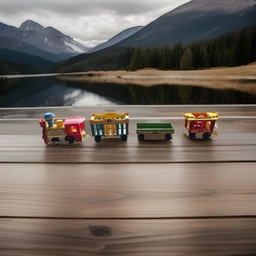 Vintage 1973 Fisher Price #991 Little People Circus Train Engine Whistle Works