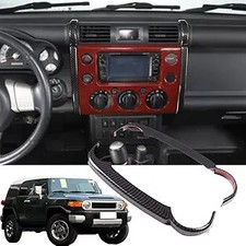 Car Interior Decoration Trim Cover Compat Color: Carbon fiber Navigation trim
