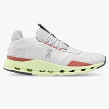 Men's On Cloudnova 2, White/Limelight, 9 D Medium US