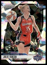 Julie Vanloo Rookie RC 2024 Panini Prizm WNBA #42 Ice Prizms Washington Mystics