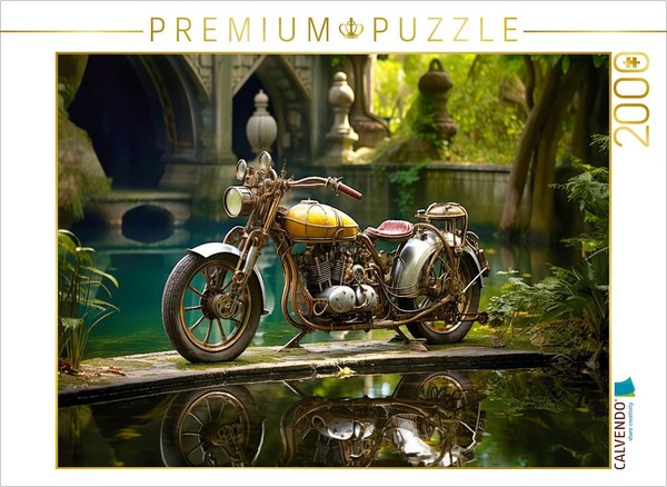 Calvendo Puzzle Motorcycle Summer | 2000 Pieces, Finished Size 35.4 × 26.4 In (9-image