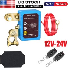 Remote Battery Disconnect Switch 12v24v 240a Upgrade Smart Voltage Kill Switch