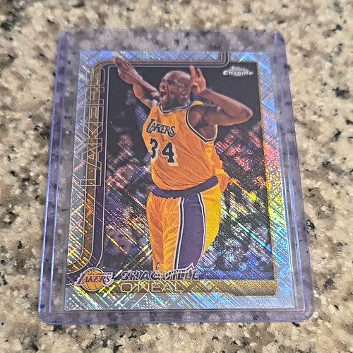 Topps Chrome 2026 Shaquille O'Neal Los Angeles Lakers Basketball Card #142
