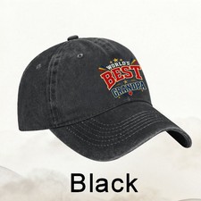 Worlds Best Grandpa Baseball Cap Varsity Style Adjustable Dad Hat