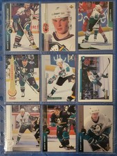 Mighty Ducks of Anaheim 40 card lot Selanne Hebert Upper Deck 1993-94