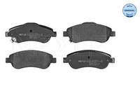 Meyle 025 246 3819/W Bremsbelagsatz, Scheibenbremse FüR Honda