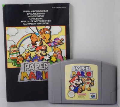 2001 * N64 * Paper Mario * Nintendo * Modul mit Anleitung * EU-Version * nix OVP