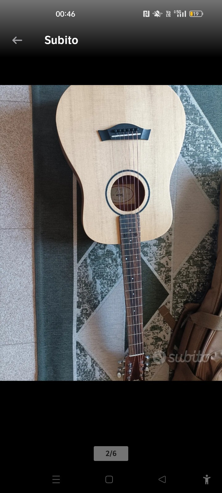 Taylor Baby Taylor BT1e chitarra acustica 3/4 6 corde beige custodia destrorso foto 5