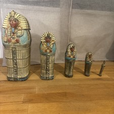 Ancient Egyptian sarcophagus King Tut pharaoh mummy tomb Coffin stone