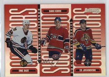 1996-97 Donruss Dominators /5000 Eric Daze Saku Koivu Ed Jovanovski #10 12gr
