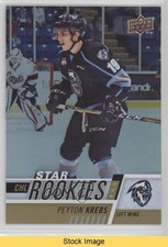 2017-18 Upper Deck CHL Star Rookies Rainbow Peyton Krebs #314 READ 8tn