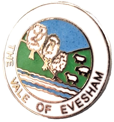 The Vale of Evesham kleine Anstecknadel Abzeichen Worcestershire