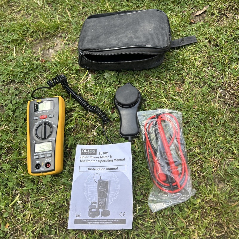 Di-LOG Solar SL102 Solar Power Meter and Multimeter