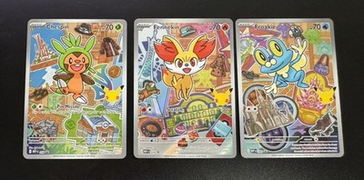 Pokemon TCG First Partner Illustration Collection Series 3 Kalos Gen 6 Starters